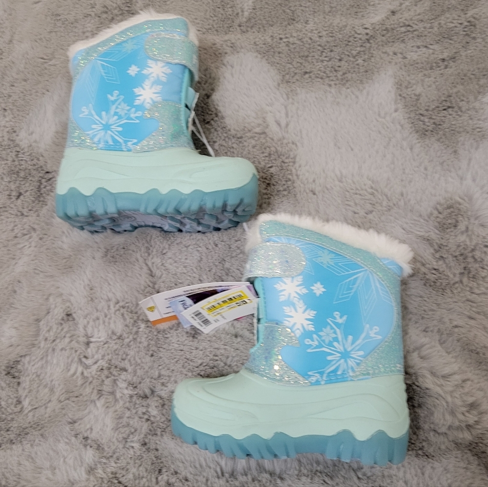 Nwt Disney Frozen Toddler Girl Snowboots - Picture 3 of 8